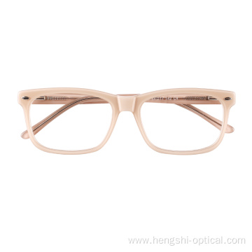 Custom Logo Optical Women Acetate Frame Computer Blue Light Glasses